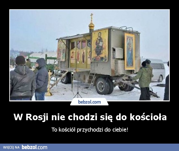 W Rosji nie chodzi się do kościoła