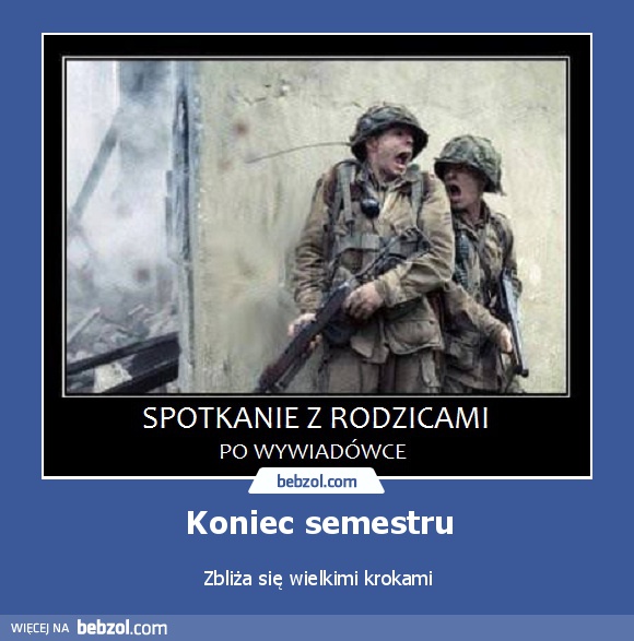 Koniec semestru