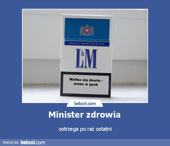 Minister zdrowia 