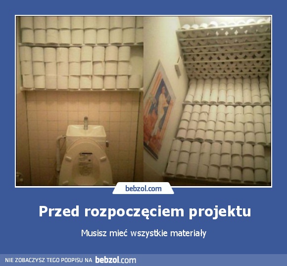 Przed rozpoczęciem projektu