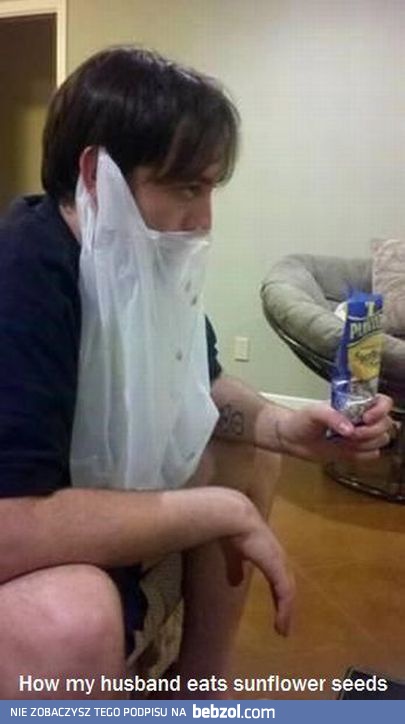 Sposób na jedzenie słonecznika