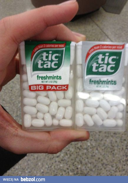 Duża paczka Tic Taców