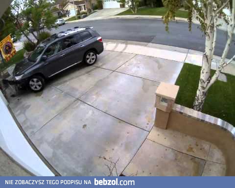 A przed domem parkuję tak!