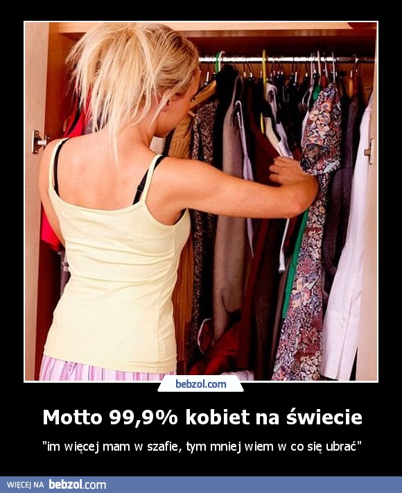 Motto 99,9% kobiet na świecie