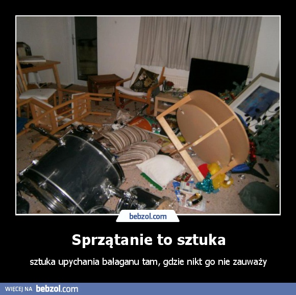 Sprzątanie to sztuka