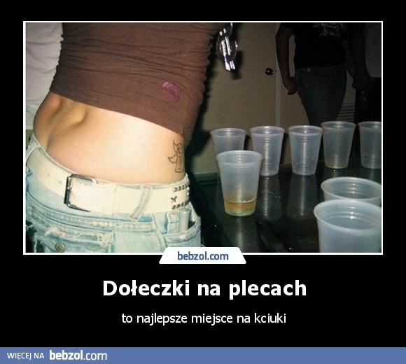 Dołeczki na plecach