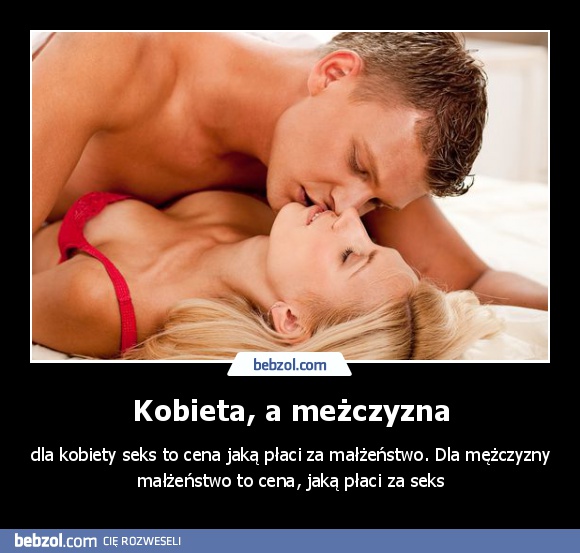 Kobieta, a meżczyzna