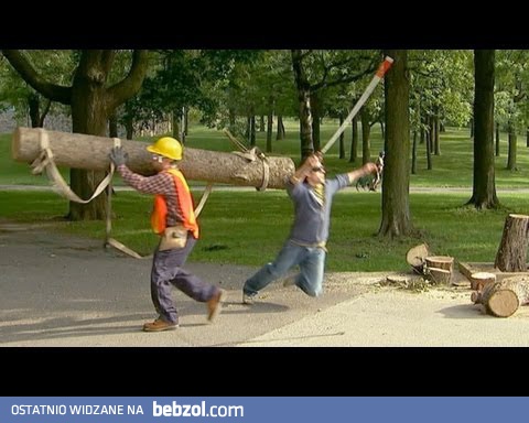 Ukryta kamera - siłacz i niewidomy