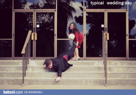 Typowe zdjęcie przed ślubem