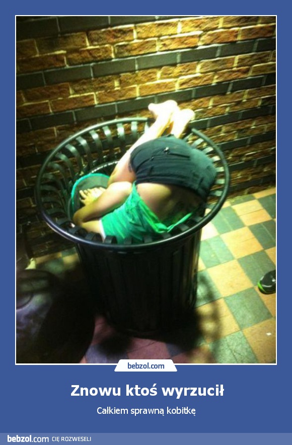 Znowu ktoś wyrzucił