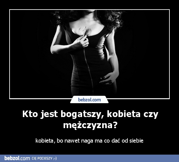 Kto jest bogatszy, kobieta czy mężczyzna?