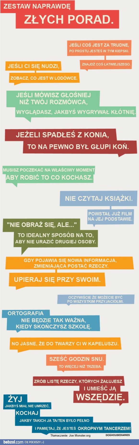 Kącik złych porad