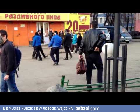 Czeczeni vs Rosjanin w 3 na 1