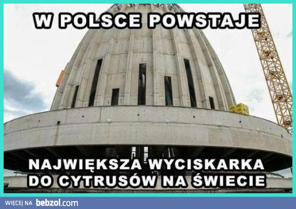 Największa wyciskarka do cytrusów jest w Polsce