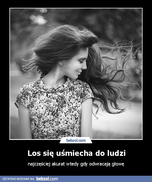 Los się uśmiecha do ludzi
