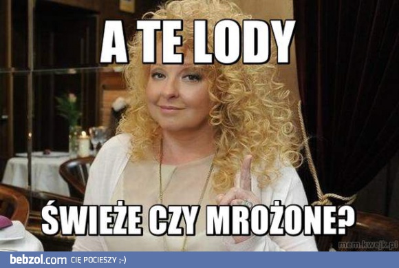 Magda Gessler i lody