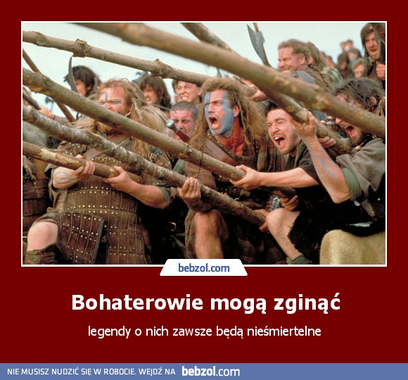 Bohaterowie mogą zginąć
