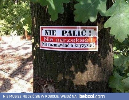 Nie palić