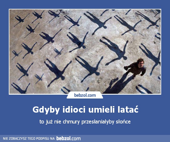 Gdyby idioci umieli latać