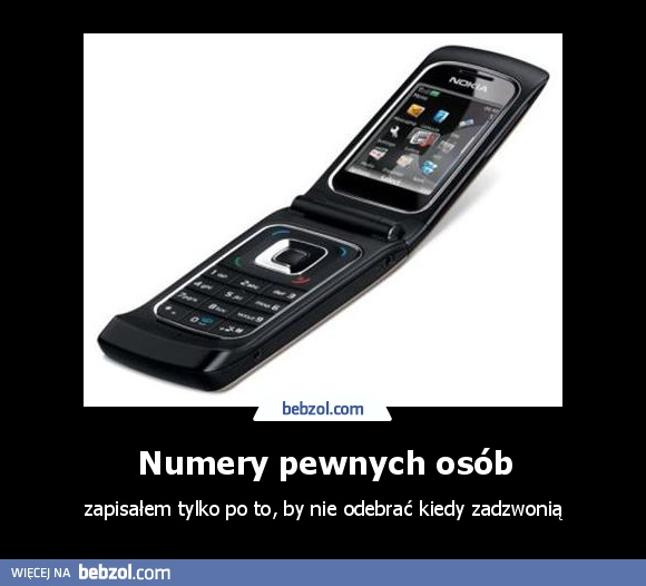 Numery pewnych osób