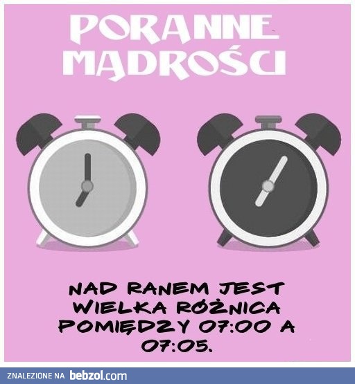 Poranne mądrości