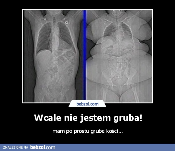 Wcale nie jestem gruba!