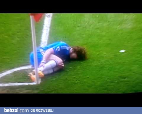 Bardzo bolesny faul