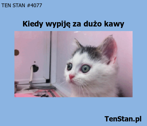 Za dużo kawy!