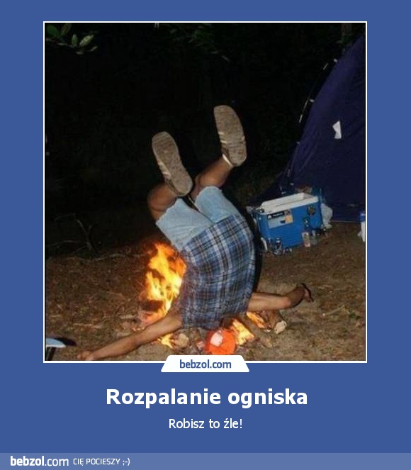 Rozpalanie ogniska