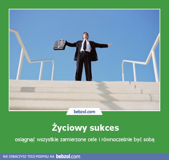 Życiowy sukces