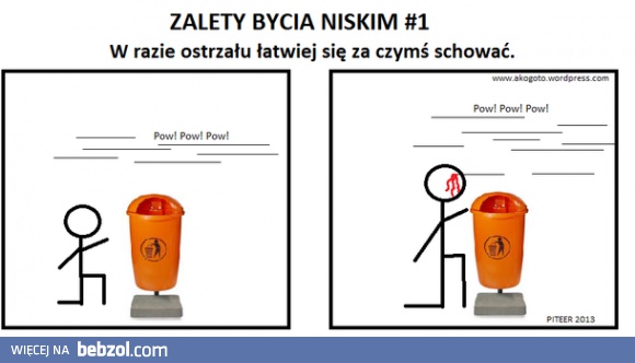 Zalety bycia niskim