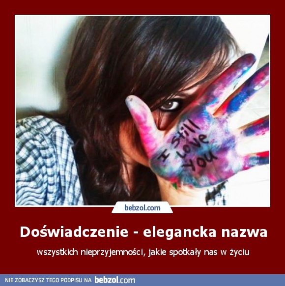 Doświadczenie - elegancka nazwa