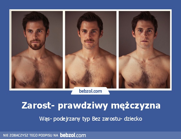 Zarost- prawdziwy mężczyzna