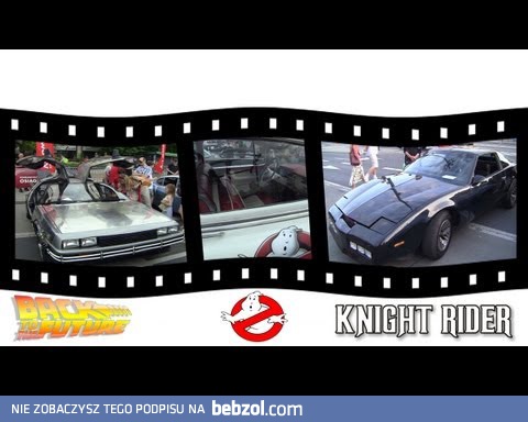 Pokaz Samochodów Filmowych: DeLorean, ecto1 i K.I.T.T. 