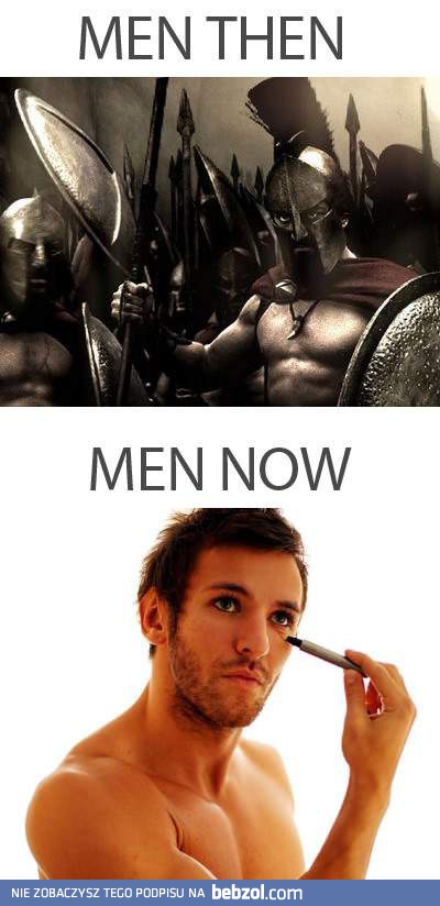 Mężczyźni dawniej i dziś