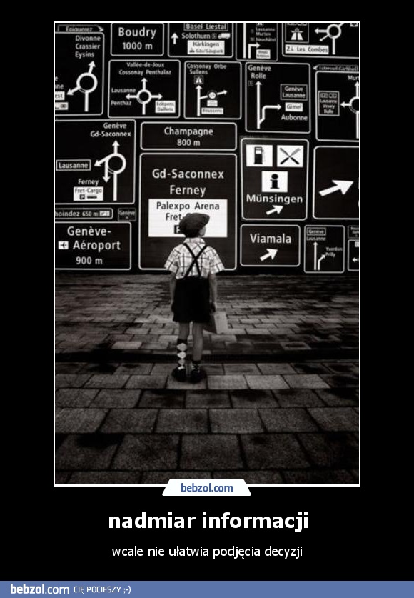nadmiar informacji