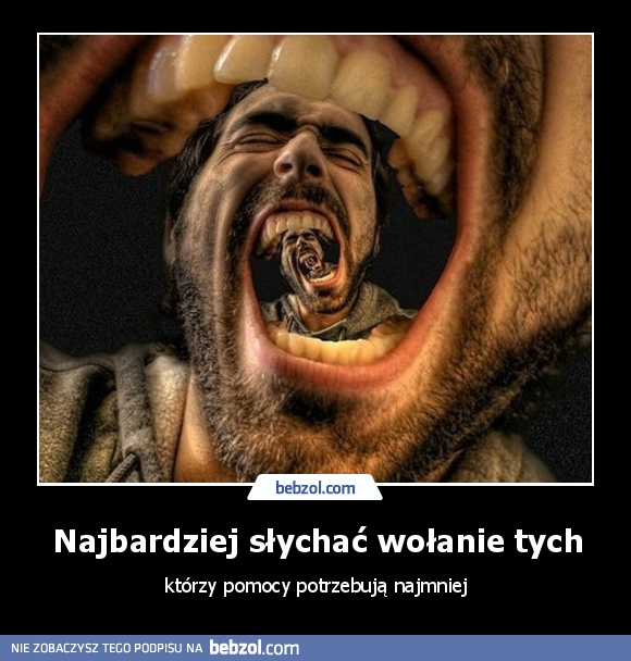 Najbardziej słychać wołanie tych