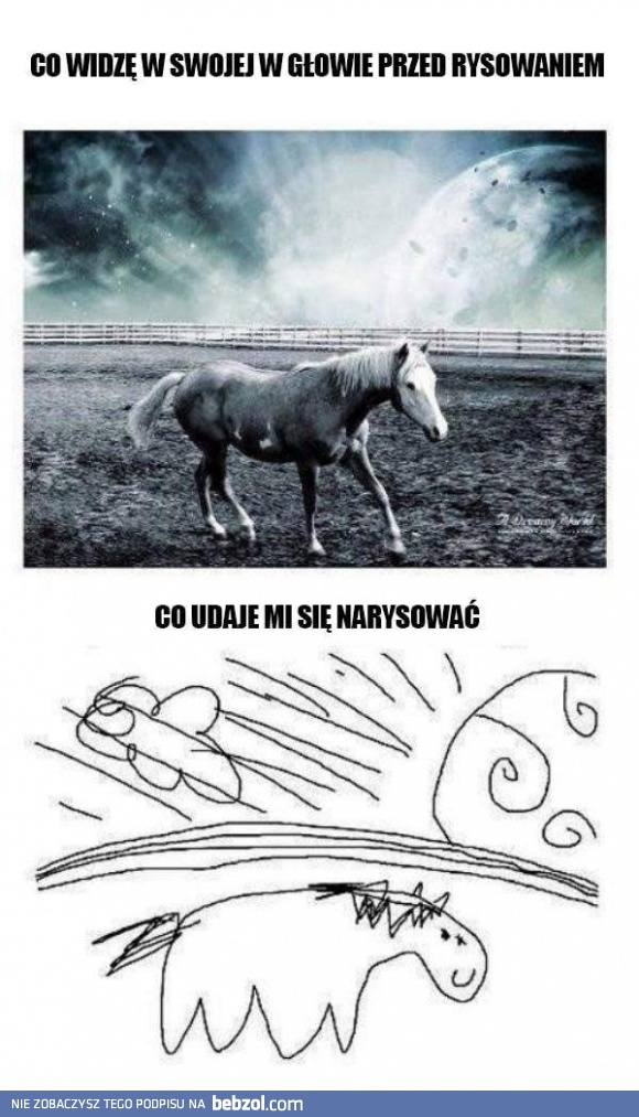 Gdy próbuję coś narysować