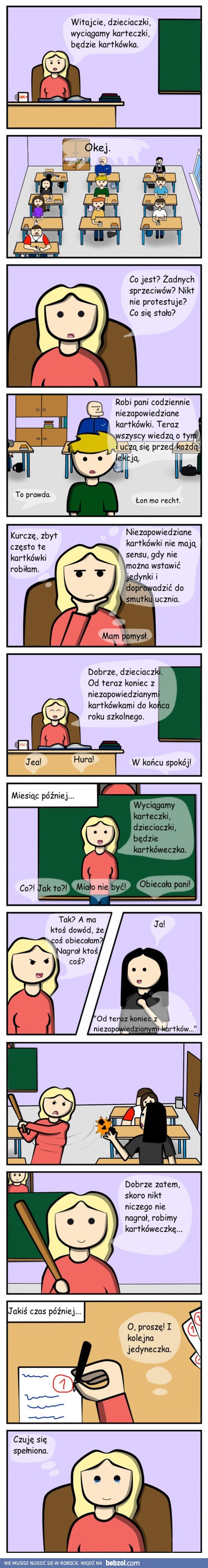 Spełniona nauczycielka