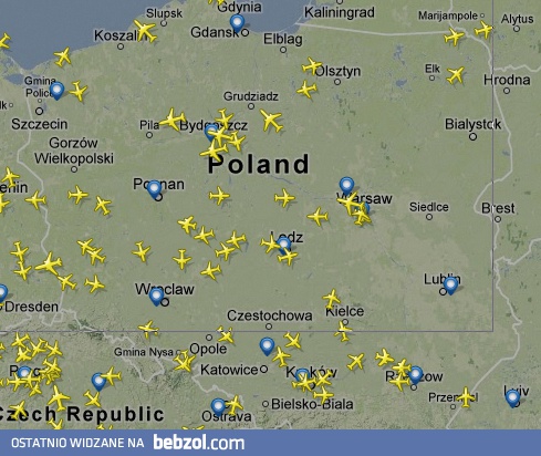 Ruch lotniczy nad Polską