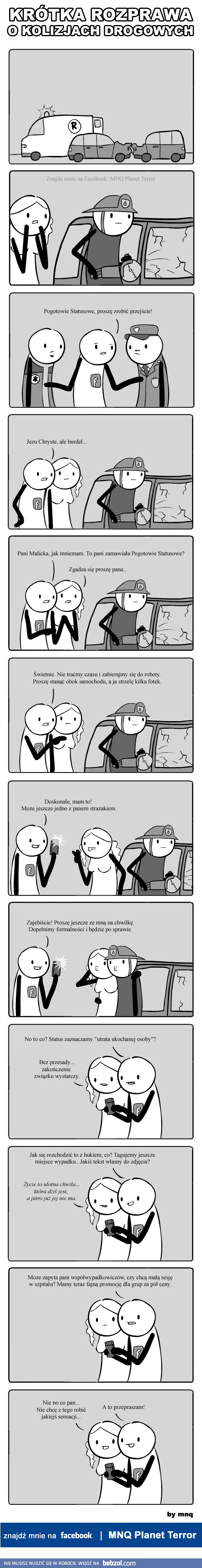 Krótka rozprawa o kolizjach drogowych