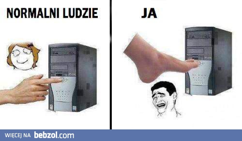 Włączanie komputera