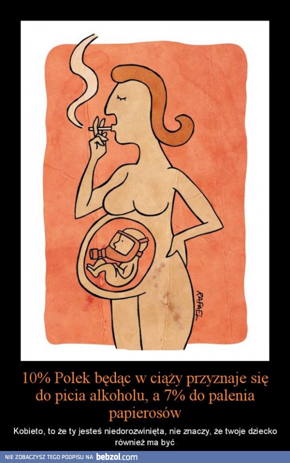 Palenie i picie w ciąży...
