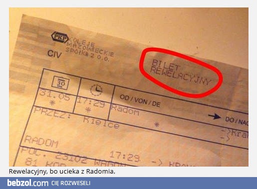 Bilet rewelacyjny