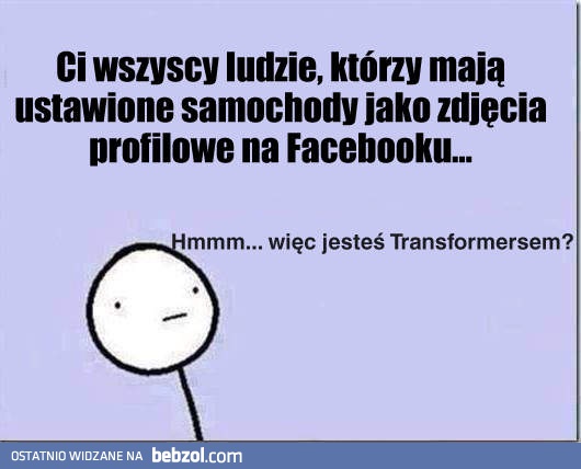 Samochód na zdjęciu profilowym