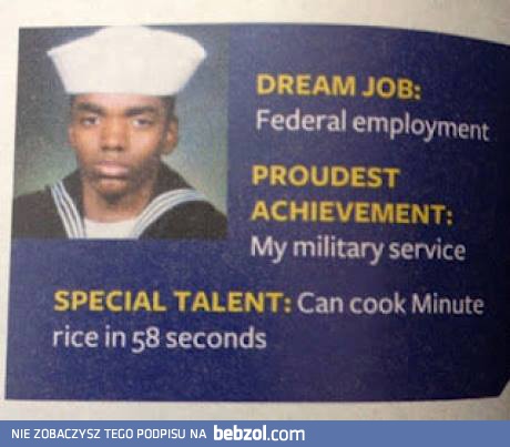 Bardzo wyjątkowy talent