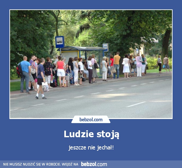 Ludzie stoją