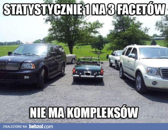 Jeden na trzech facetów