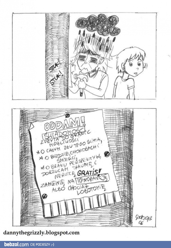 Oddam świadomość!