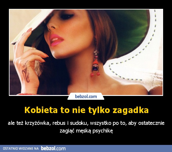 Kobieta to nie tylko zagadka